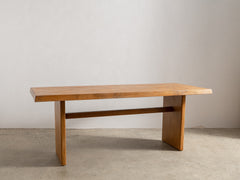 1950s French Oak Dining Table