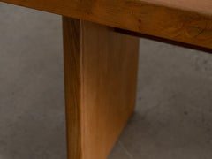 1950s French Oak Dining Table
