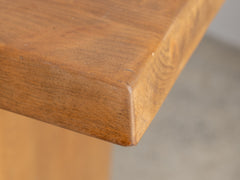 1950s French Oak Dining Table
