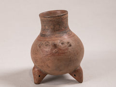 Pre-Columbian Tri-Footed Terracotta Pot