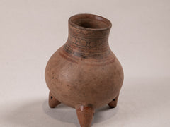 Pre-Columbian Tri-Footed Terracotta Pot