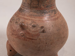 Pre-Columbian Tri-Footed Terracotta Pot