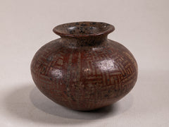 Pre-Columbian Polychrome Terracotta Pot