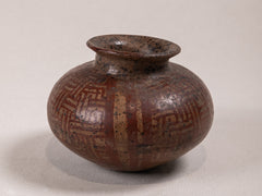 Pre-Columbian Polychrome Terracotta Pot