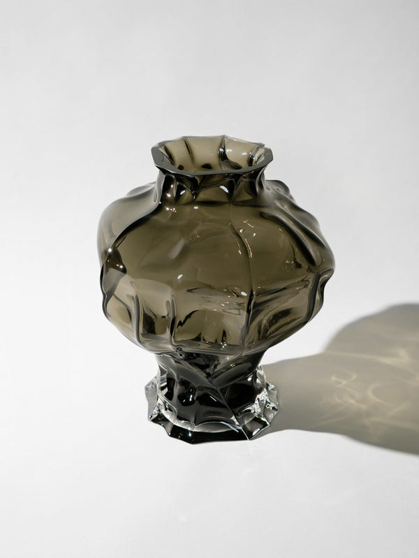Ammonit Vase, Large - Smoke