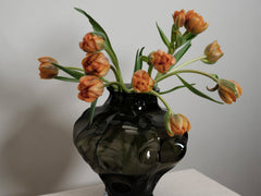 Ammonit Vase, Large - Smoke