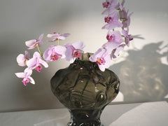 Ammonit Vase, Large - Smoke