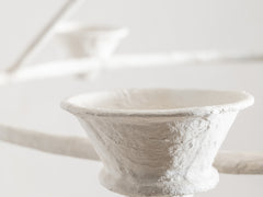 Contemporary Plaster Chandelier - Cyclade