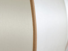 Round Pendant - Offwhite / Amber
