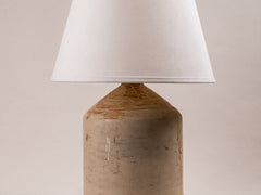 Converted Demijohn Stoneware Lamp
