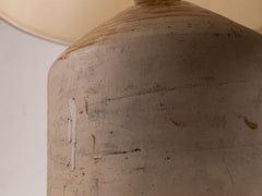 Converted Demijohn Stoneware Lamp