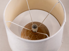 Converted Demijohn Stoneware Lamp