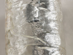 Italian Murano Glass & Chrome Wall Lamp