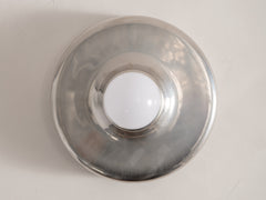 1970s Chromed Metal Wall Lamp by Gino Sarfatti