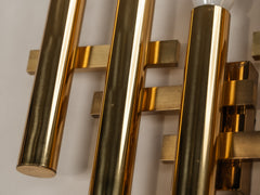 1970s Tubular Wall Light by Gaetano Sciolari