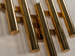 1970s Tubular Wall Light by Gaetano Sciolari