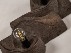 1970s Brutalist Ceramic Wall Light