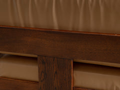 Afra & Tobia 3-Seater Bastiano Sofa in Macadamia Leather