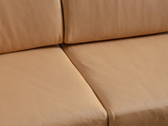 Afra & Tobia 3-Seater Bastiano Sofa in Macadamia Leather