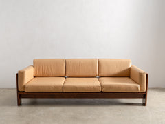 Afra & Tobia 3-Seater Bastiano Sofa in Macadamia Leather