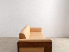 Afra & Tobia 3-Seater Bastiano Sofa in Macadamia Leather
