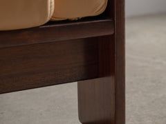 Afra & Tobia Bastiano Chair in Macadamia Leather
