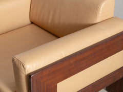 Afra & Tobia Bastiano Chair in Macadamia Leather