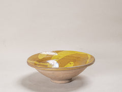 19th Century Hunza Yellow Pottery Bowl