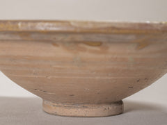 19th Century Hunza Yellow Pottery Bowl