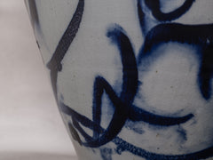 Hand Painted Pot by Michael Pugh