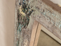 1960s French Ceramic Mirror