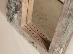 1960s French Ceramic Mirror
