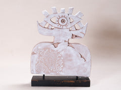 1960s Ceramic Abstract Figure Sculpture