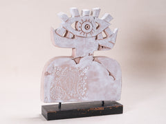 1960s Ceramic Abstract Figure Sculpture