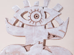 1960s Ceramic Abstract Figure Sculpture