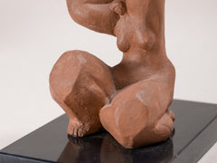 1960s Terracotta Female Form Sculpture