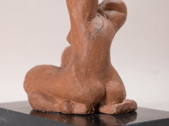 1960s Terracotta Female Form Sculpture