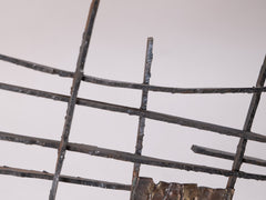 1960s Brutalist Metal Sculpture