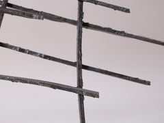 1960s Brutalist Metal Sculpture
