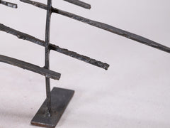 1960s Brutalist Metal Sculpture