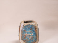 1960s Blue Ceramic Vase