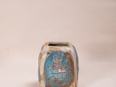 1960s Blue Ceramic Vase