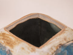 1960s Blue Ceramic Vase