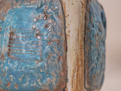 1960s Blue Ceramic Vase