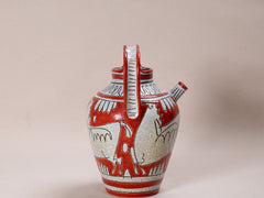 1960s Fratelli Fanciullacci Hand Painted Ceramic Vessel