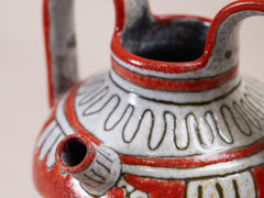 1960s Fratelli Fanciullacci Hand Painted Ceramic Vessel
