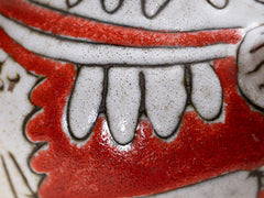 1960s Fratelli Fanciullacci Hand Painted Ceramic Vessel