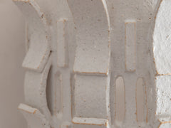Rythme No. 2 Wall Sconce in White Glaze 01