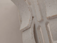 Rythme No. 2 Wall Sconce in White Glaze 01