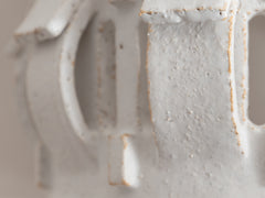 Rythme No. 2 Wall Sconce in White Glaze 01